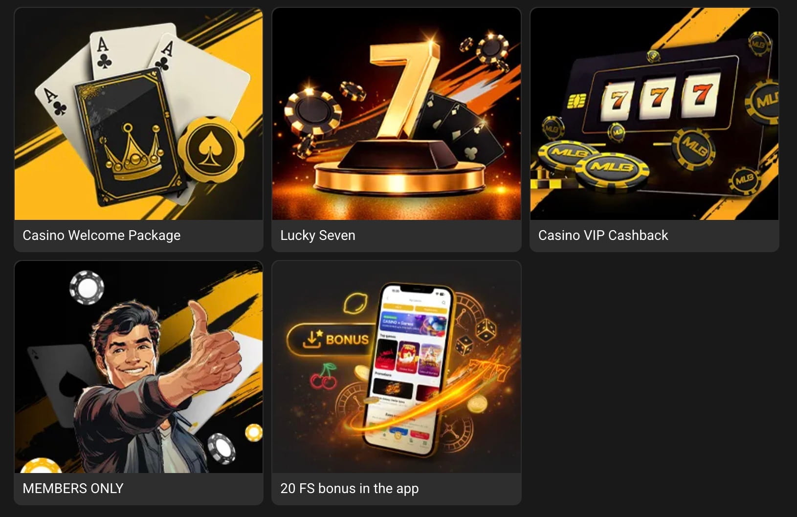 Casino cashier screen showing a low minimum deposit